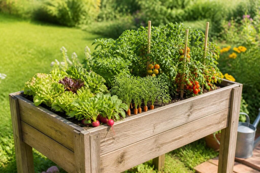 découvrez comment fabriquer un bac en bois surélevé, pratique et durable, pour créer un potager dans votre jardin et faciliter vos activités de jardinage.
