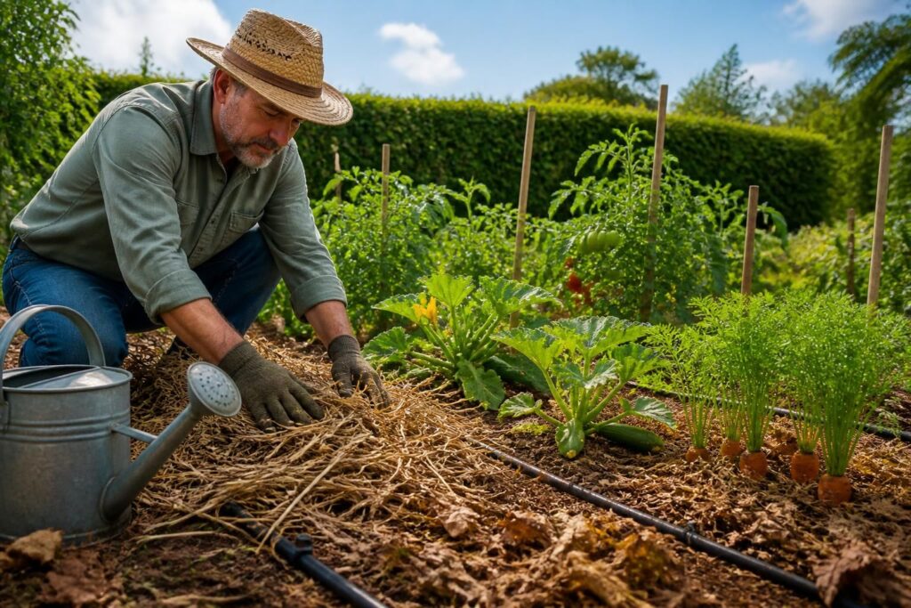 découvrez des astuces de jardinage pour pailler efficacement, nourrir la terre naturellement et économiser l'eau dans votre jardin.