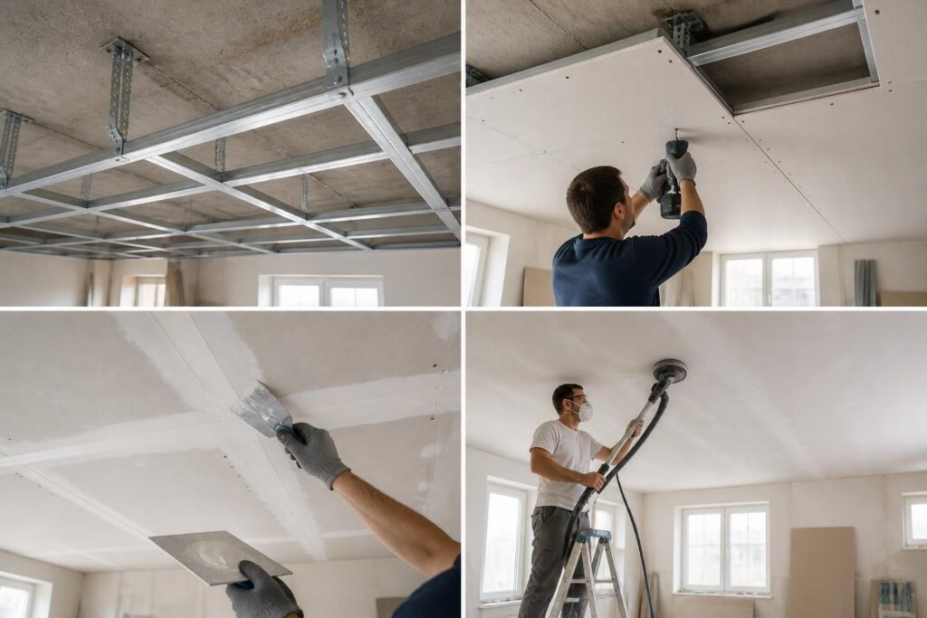 découvrez les étapes clés pour réussir le schéma de montage d'un plafond en placo et obtenir un résultat parfait et durable.