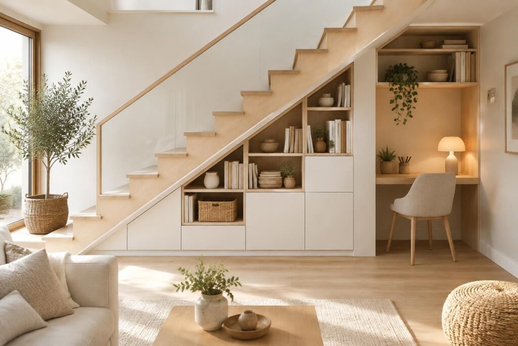 optimisez l’espace sous votre escalier avec des idées d’aménagement fermé ou ouvert et des solutions ikea pratiques, adaptées à votre intérieur.