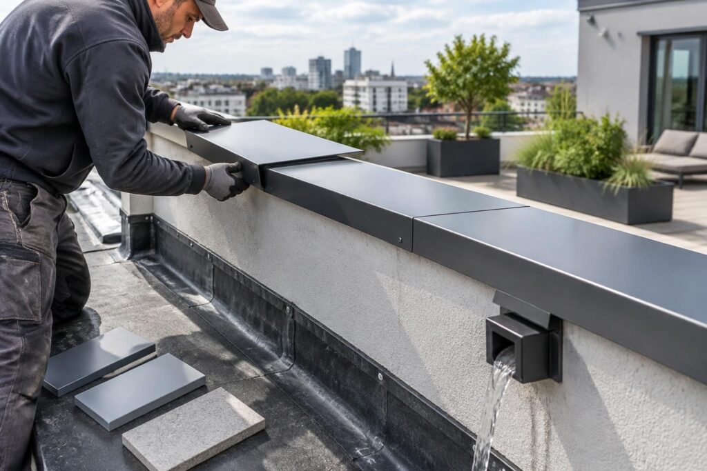 découvrez comment choisir et poser une couvertine pour toiture-terrasse : matériaux, étapes de pose et conseils pour protéger efficacement l’acrotère.